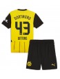 Otroške Nogometnih dresov Borussia Dortmund Jamie Bynoe-Gittens #43 Domači 2024-25 Kratki rokavi (+ hlače)